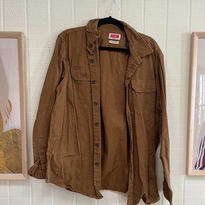 Mens wrangler tan shirt - Size large